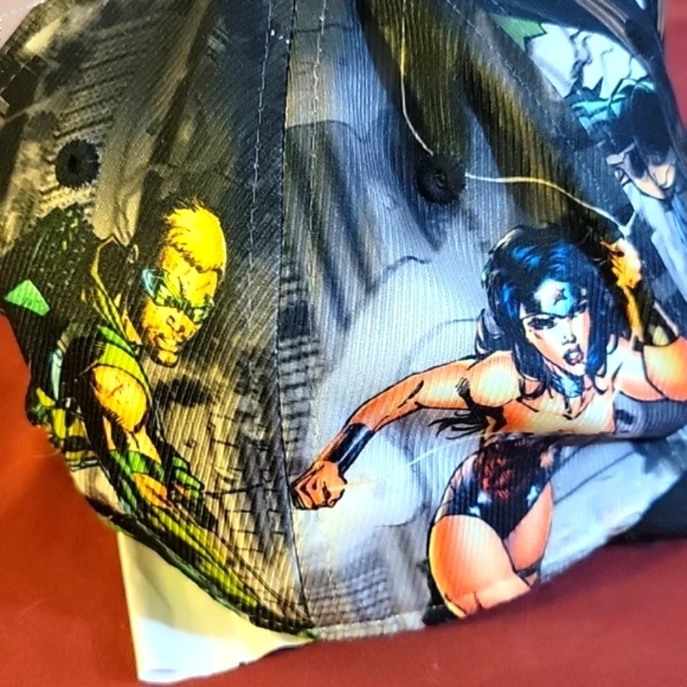 Justice League Youth  Action All Over Print Snapback Hat